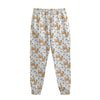 Cartoon Corgi Pattern Print Sweatpants