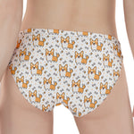 Cartoon Corgi Pattern Print Women's Panties