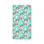 Cartoon Cow And Daisy Flower Print Baby Crib Sheet