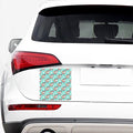 Cartoon Cow And Daisy Flower Print Car Sticker
