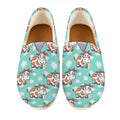 Cartoon Cow And Daisy Flower Print Casual Shoes
