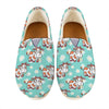 Cartoon Cow And Daisy Flower Print Casual Shoes