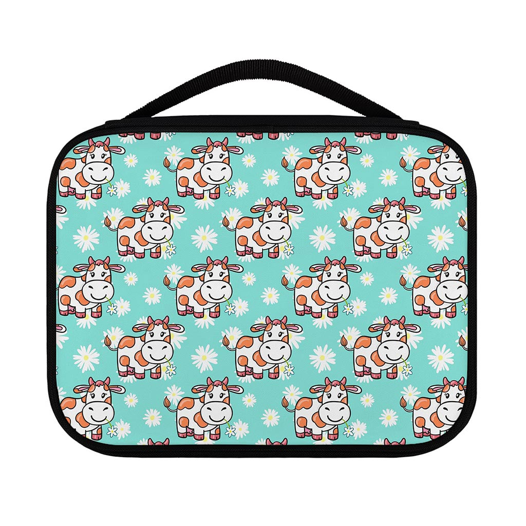 Cartoon Cow And Daisy Flower Print Classic Bible Case