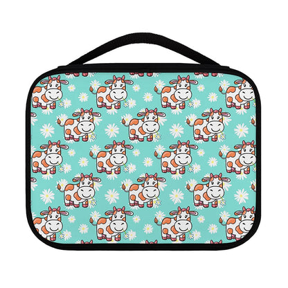 Cartoon Cow And Daisy Flower Print Classic Bible Case