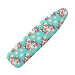Cartoon Cow And Daisy Flower Print Ironing Board Cover