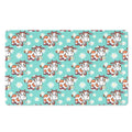 Cartoon Cow And Daisy Flower Print Polyester Doormat