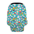 Cartoon Cupcake Pattern Print Baby Seat Cover