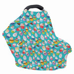 Cartoon Cupcake Pattern Print Baby Seat Cover
