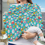 Cartoon Cupcake Pattern Print Baby Seat Cover