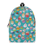 Cartoon Cupcake Pattern Print Backpack