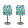 Cartoon Cupcake Pattern Print Bar Stool Covers