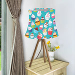 Cartoon Cupcake Pattern Print Bell Lamp Shade