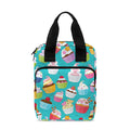 Cartoon Cupcake Pattern Print Bible Tote Bag