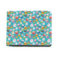 Cartoon Cupcake Pattern Print Bifold Wallet