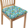 Cartoon Cupcake Pattern Print Chair Cushion Cover