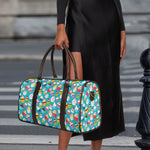 Cartoon Cupcake Pattern Print Duffle Bag