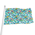 Cartoon Cupcake Pattern Print Flag