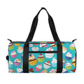 Cartoon Cupcake Pattern Print Gym Bag