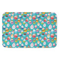 Cartoon Cupcake Pattern Print Indoor Door Mat