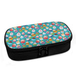 Cartoon Cupcake Pattern Print Insulin Cooler Travel Case