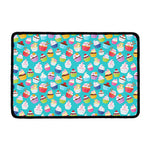 Cartoon Cupcake Pattern Print Kitchen Mat