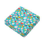 Cartoon Cupcake Pattern Print Outdoor Seat Cushion Cover