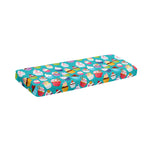 Cartoon Cupcake Pattern Print Piano Keyboard Cover
