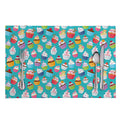 Cartoon Cupcake Pattern Print Placemat