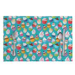 Cartoon Cupcake Pattern Print Placemat
