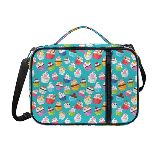 Cartoon Cupcake Pattern Print Shoulder Strap Bible Bag