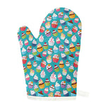 Cartoon Cupcake Pattern Print Single Oven Mitt