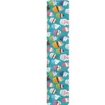 Cartoon Cupcake Pattern Print Table Runner