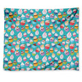 Cartoon Cupcake Pattern Print Tapestry
