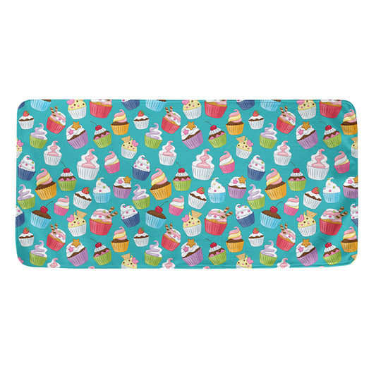 Cartoon Cupcake Pattern Print Towel