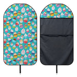 Cartoon Cupcake Pattern Print Waterproof Car Seat Cover
