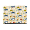 Cartoon Dairy Cow Farm Pattern Print Bifold Wallet