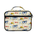 Cartoon Dairy Cow Farm Pattern Print Briefcase Bible Bag