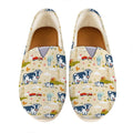 Cartoon Dairy Cow Farm Pattern Print Casual Shoes