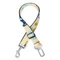Cartoon Dairy Cow Farm Pattern Print Dog Seat Belt