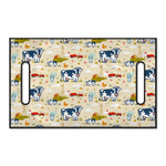 Cartoon Dairy Cow Farm Pattern Print Golf Cart Seat Cover