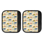 Cartoon Dairy Cow Farm Pattern Print Handle Covers