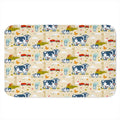Cartoon Dairy Cow Farm Pattern Print Indoor Door Mat