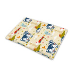 Cartoon Dairy Cow Farm Pattern Print Pet Cooling Mat Cover