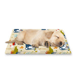 Cartoon Dairy Cow Farm Pattern Print Pet Cooling Mat Cover