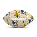Cartoon Dairy Cow Farm Pattern Print Rugby Ball