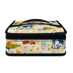 Cartoon Dairy Cow Farm Pattern Print Small Lunch Bag