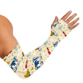 Cartoon Dairy Cow Farm Pattern Print Sun Protection Arm Sleeves