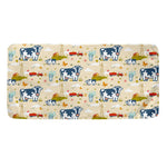 Cartoon Dairy Cow Farm Pattern Print Towel
