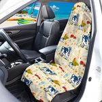Cartoon Dairy Cow Farm Pattern Print Waterproof Car Seat Cover