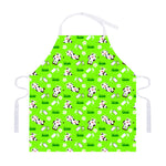 Cartoon Daisy And Cow Pattern Print Adjustable Apron